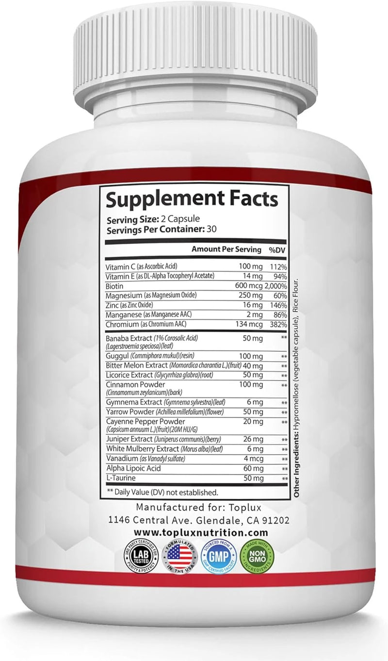 Blood Sugar Complex - Mejora los Niveles de Azúcar en la Sangre