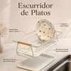 Escurridor de Platos de Acero Inoxidable