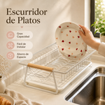 Escurridor de Platos de Acero Inoxidable
