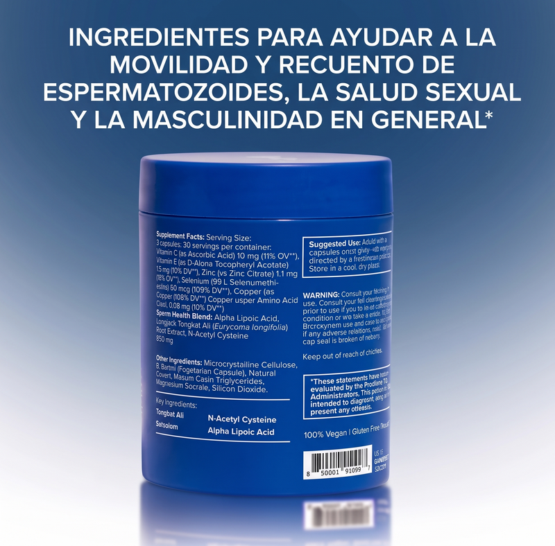 Preggo - Cápsulas de Salud Masculina y Espermática